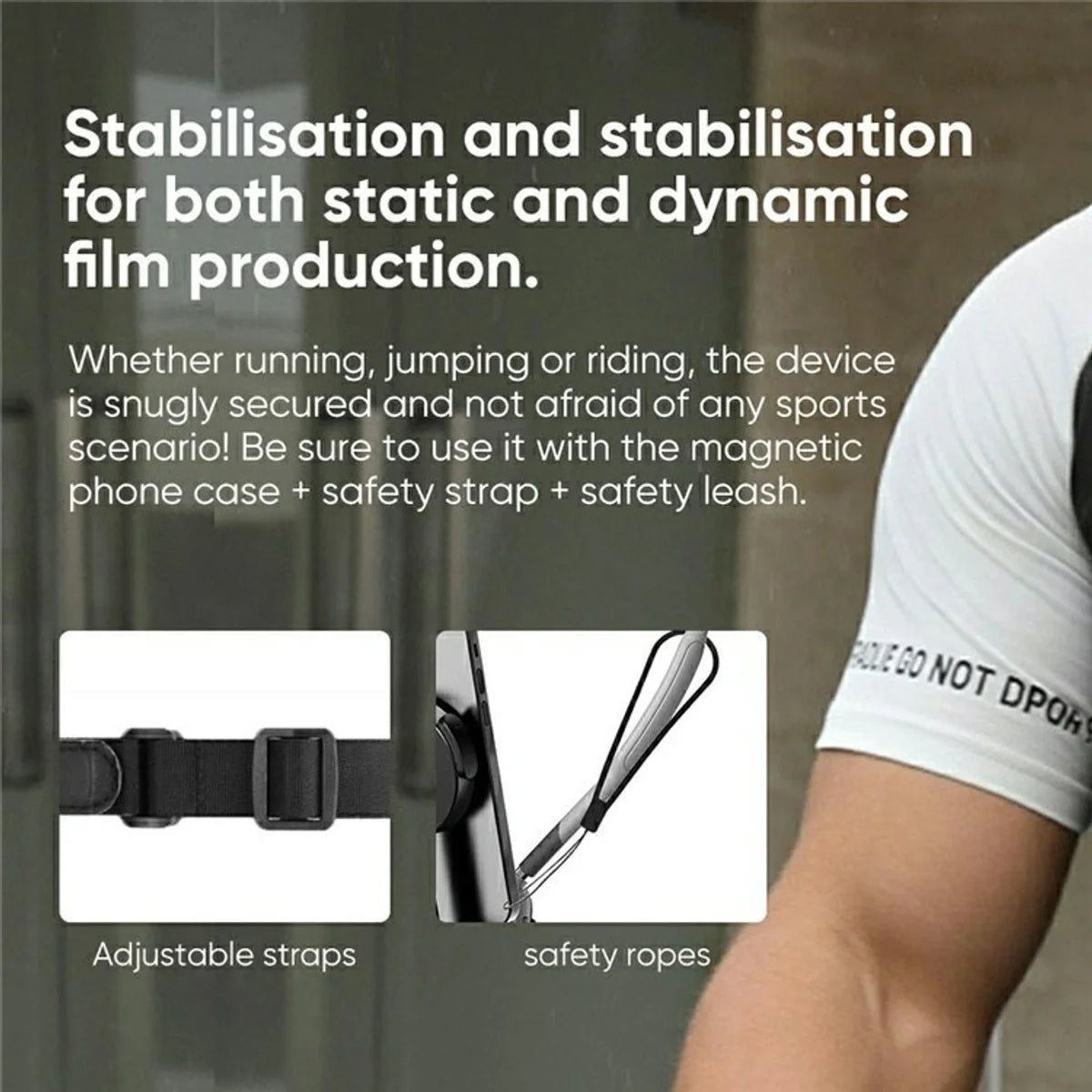 Hands-Free Neck Mount Mobile Phone Holder with 360° Adjustable Clamp – Flexible Wearable Phone Stand for POV Recording, Vlogging & Video Calls