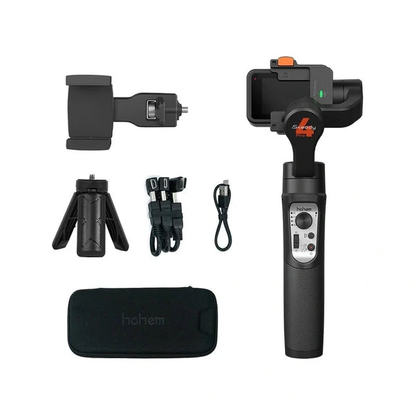 3-Axis Handheld Gimbal Stabilizer for Action Cameras – Professional Anti-Shake Stabilizer for GoPro & Similar Cameras