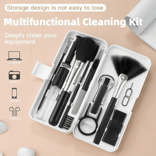 Multifunctional Electronics Cleaning Kit | All-in-One Cleaning Tool Set for Mobile, Laptop, Camera & Headphones