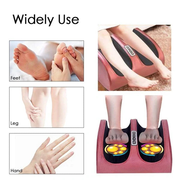 Electric Foot, Leg & Hand Massager with Heat Therapy – Multi-Purpose Relaxation & Pain Relief Device