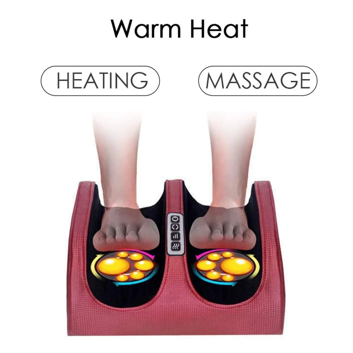 Electric Foot, Leg & Hand Massager with Heat Therapy – Multi-Purpose Relaxation & Pain Relief Device