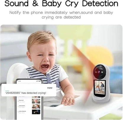 Smart Indoor Video Calling Security Camera with Built-in Screen | Two-Way Video & Audio, Motion Detection, Remote Monitoring, Home & Office Surveillance