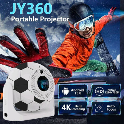 JY360 Smart 360° WiFi Security Camera | 4K HD Indoor Surveillance Camera with Two-Way Audio, Night Vision & Motion Detection (Football Design)