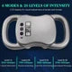Strong Power Handheld Massage Gun with 4 Massage Heads, Adjustable Intensity & Deep Tissue Relief – Rechargeable Muscle Massager for Full Body Relaxation