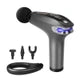 Rechargeable Percussive Massage Gun with Ergonomic Handle – 4-Speed Deep Tissue Muscle Massager for Back, Neck, Shoulder & Full Body Pain Relief with Interchangeable Heads
