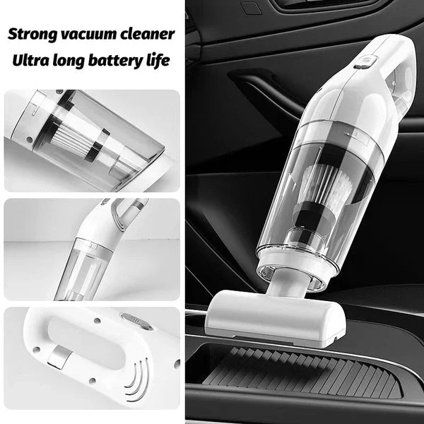 Cordless Handheld Vacuum Cleaner – Rechargeable Portable Mini Vacuum for Home, Car & Furniture Cleaning