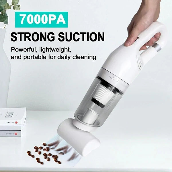 Cordless Handheld Vacuum Cleaner – Rechargeable Portable Mini Vacuum for Home, Car & Furniture Cleaning