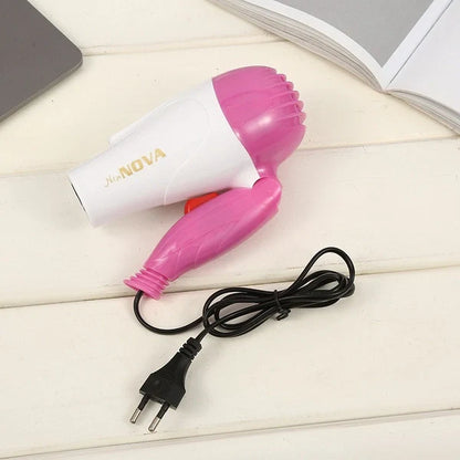 1000W Foldable Hair Dryer | Compact Lightweight Hair Dryer with Hot & Cool Air for Home and Travel Use