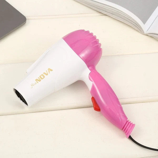 1000W Foldable Hair Dryer | Compact Lightweight Hair Dryer with Hot & Cool Air for Home and Travel Use