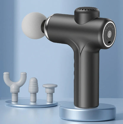 Professional Percussive Massage Gun with Multiple Attachments – Rechargeable Deep Tissue Muscle Massager for Pain Relief & Recovery