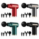 Portable Percussive Massage Gun with Multiple Attachments – Rechargeable Deep Tissue Muscle Massager for Pain Relief & Recovery