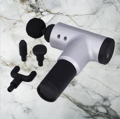 Professional Fascia Massage Gun with Multiple Attachments – Deep Tissue Percussion Massager for Muscle Recovery & Pain Relief