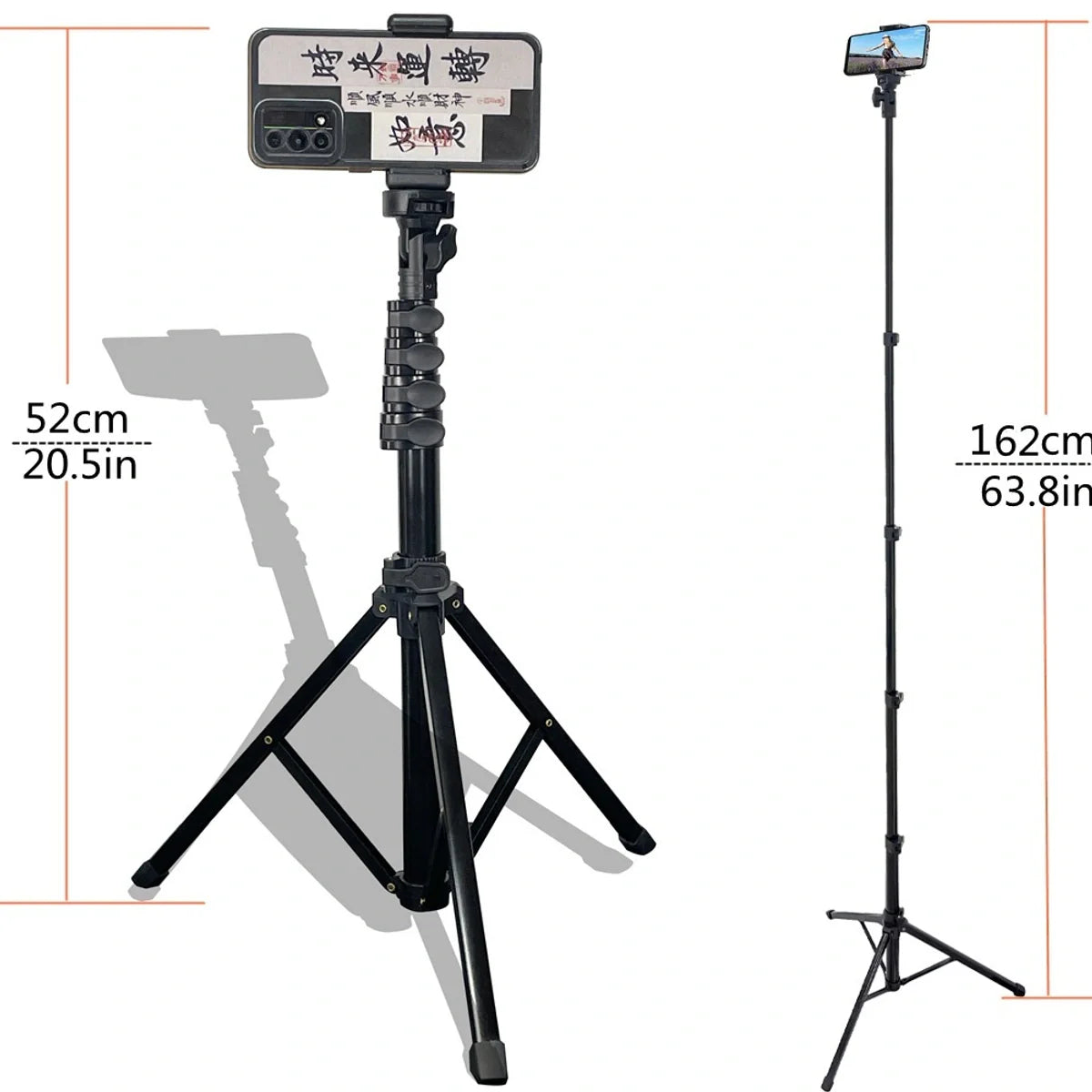 Adjustable Portable Camera Monopod with Foldable Support Legs – Lightweight Video & Photography Stand for DSLR, Action Camera & Smartphone
