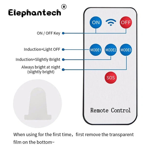 Solar LED Security Wall Light with Motion Sensor & Remote Control – Waterproof Outdoor Flood Light
