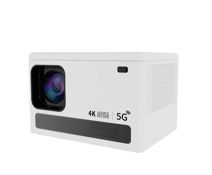 4K Smart Projector with 5G WiFi – Ultra HD Home Theater Projector, High Brightness, Built-in Speaker & Streaming Support