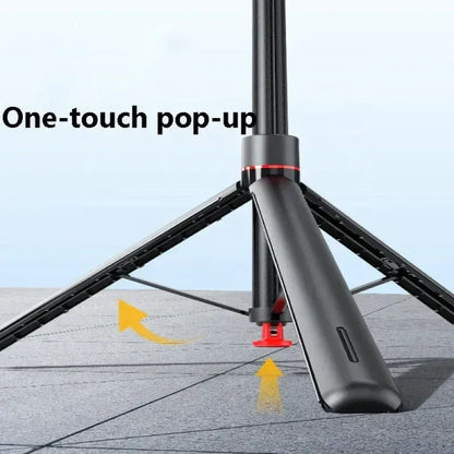 TT07 AI Tracking Gimbal Selfie Stick with Tripod | Auto Face Tracking, Detachable Phone Clip, Extendable Stabilized Selfie Stick for Vlogging & Live Streaming