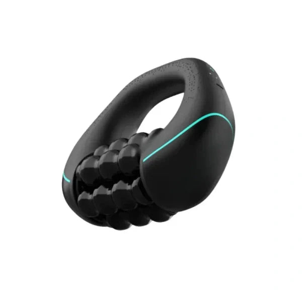 Mini Rolling Percussive Massager with 3-Speed Powered Spin – Rechargeable Deep Tissue Muscle Roller with Type-C Charging