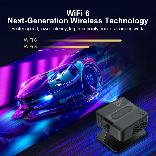 Smart 4K Home Theater Projector – Ultra HD Source Decoding, Immersive Display, Compact Cinematic Projector