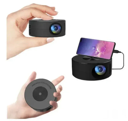Mini Portable Projector – Compact HD Home Cinema Projector for Movies, Gaming & Travel