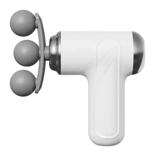 Electric 3-Head Deep Tissue Percussion Massage Gun – Handheld Muscle Relaxer for Full Body Pain Relief