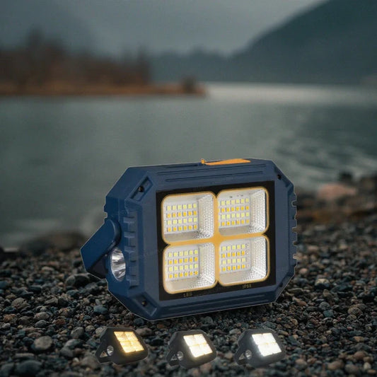 Portable High-Brightness LED Work Light with Multiple Lighting Modes | Rechargeable Waterproof Emergency Flood Light