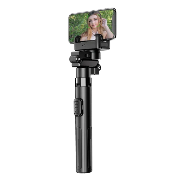 Foldable Smartphone Gimbal Stabilizer with Extendable Selfie Stick – Handheld Anti-Shake Video Stabilizer for Vlogging & Reels