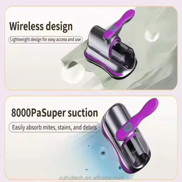 Handheld UV Mattress & Sofa Vacuum Cleaner | Dust Mite Remover with Powerful Suction for Bed, Sofa & Upholstery