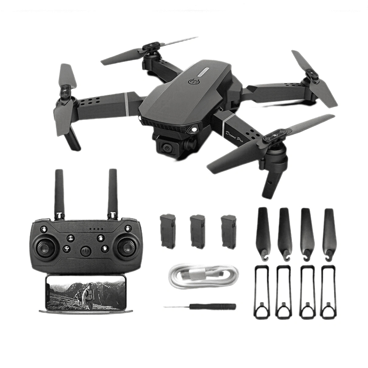 E88 Pro Drone with Dual Camera,WiFi Control
