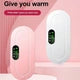 Electric Heated Waist & Abdominal Massager Belt with Adjustable Vibration Modes – Rechargeable Pain Relief & Relaxation Belt