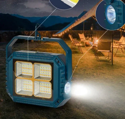 Rechargeable LED Flood Light – High-Brightness Portable Work Light with Hanging Hook & IP66 Waterproof Design