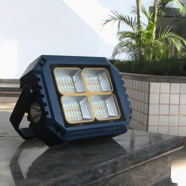 Portable High-Brightness LED Work Light with Multiple Lighting Modes | Rechargeable Waterproof Emergency Flood Light